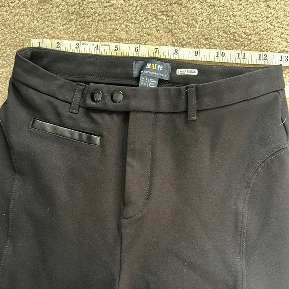 Anthropologie Maeve Stirrup Riding Leggings in Black Women’s size 2 - Picture 7 of 11